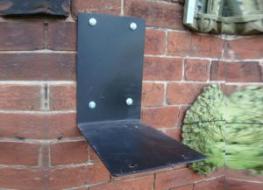 wall mount bracket for post box